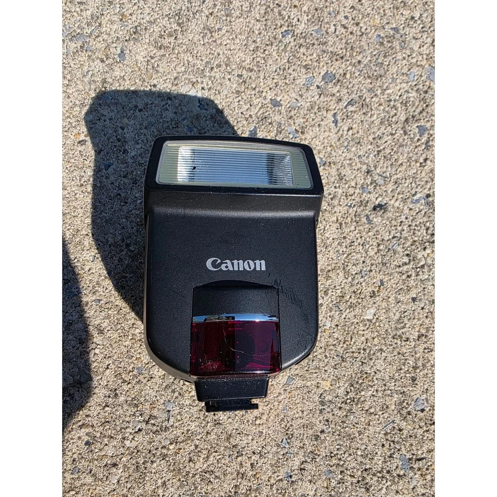 Canon Speedlite 220EX External Camera Flash E-TTL Black Made in Japan